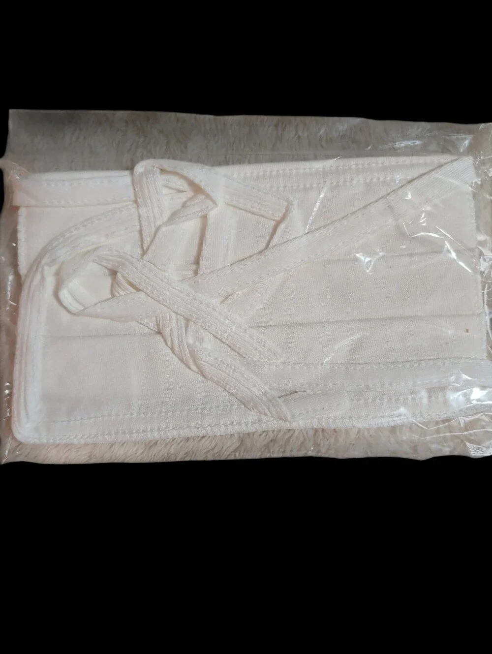 NWOT Tultex Unisex 9-Pack White 100% Cotton Face Masks